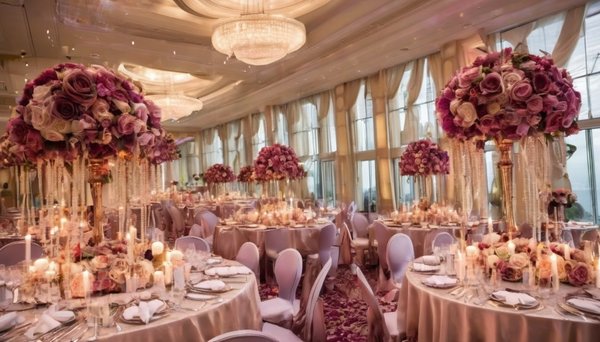 Salle de mariage haut de gamme : créer une ambiance élégante et raffinée